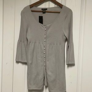 bcbgmaxazria sweater gray/silver Size XL